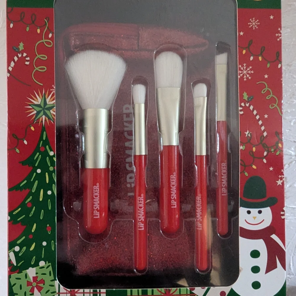 Lip Smacker Holiday Makeup Brush Set
